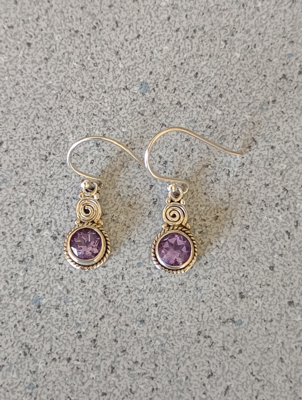 Amethyst Dangle Earrings